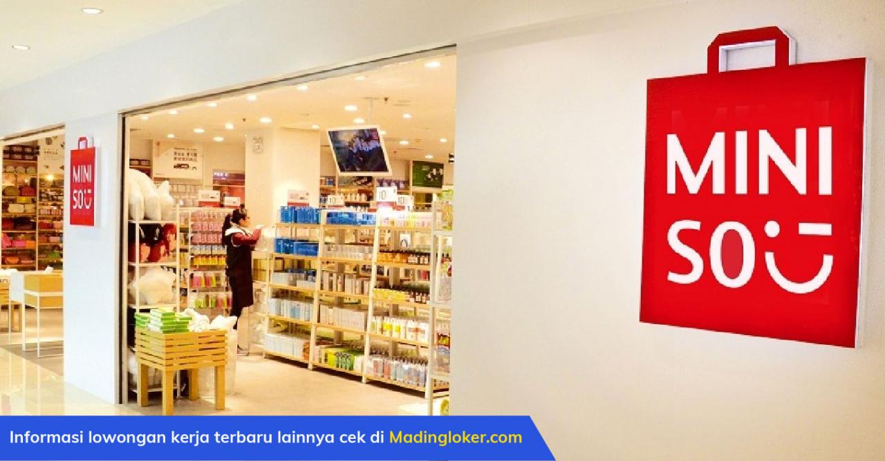 Alamat lengkap dan kontak PT Miniso Lifestyle Trading Indonesia