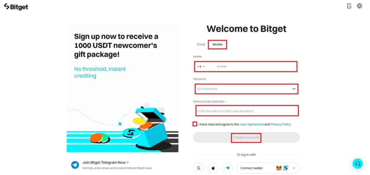 Bitget Ontario registration and verification process